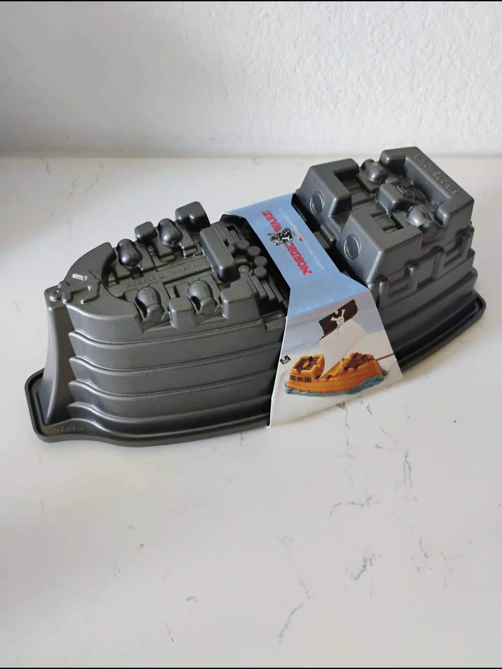 Nordic Ware Pirate Ship Cake Pan NEW Boat Mold NWT 10 Cup